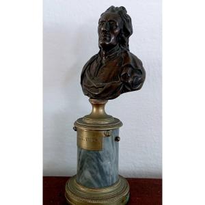 "John MILTON " Poéte  Anglais ...Bronze 19 éme 