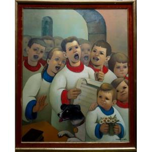 "the Choir" By Madeleine Luka Around 1940/50