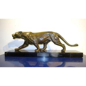 "La LIONNE" Bronze par Charles RUCHOT vers 1930