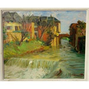 "VIEILLES MAISONS a OLORON " par M.CANNAUT-UTZ vers 1940