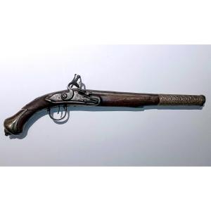 "large Flintlock Pistol" 18th Century 