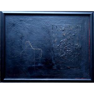 "ABSTRACTION NOIRE" Mohammed AL-SHAMMARY  (Irakien)...1995