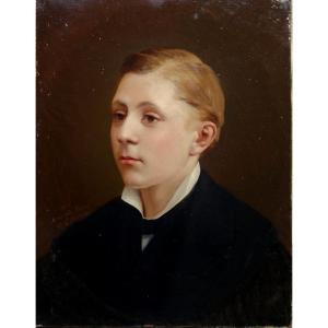 "the Young Man" By Antoine Laborde 1886