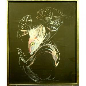 "fish" By Rossi-berous Circa 1960/70