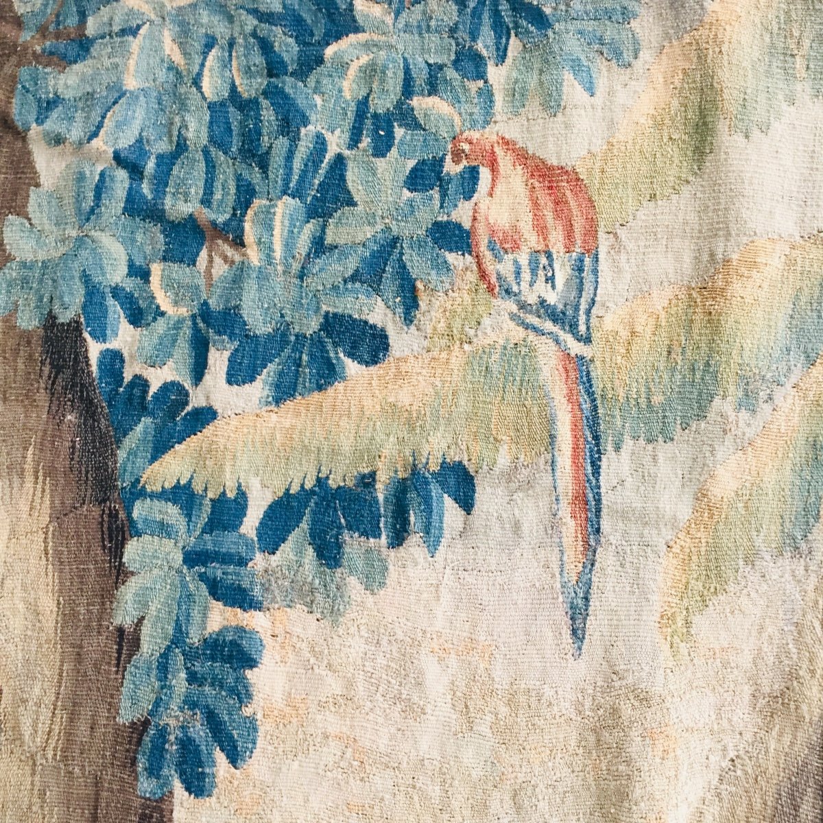 Tapisserie D’ Aubusson Verdure 18 éme Siècle -photo-2