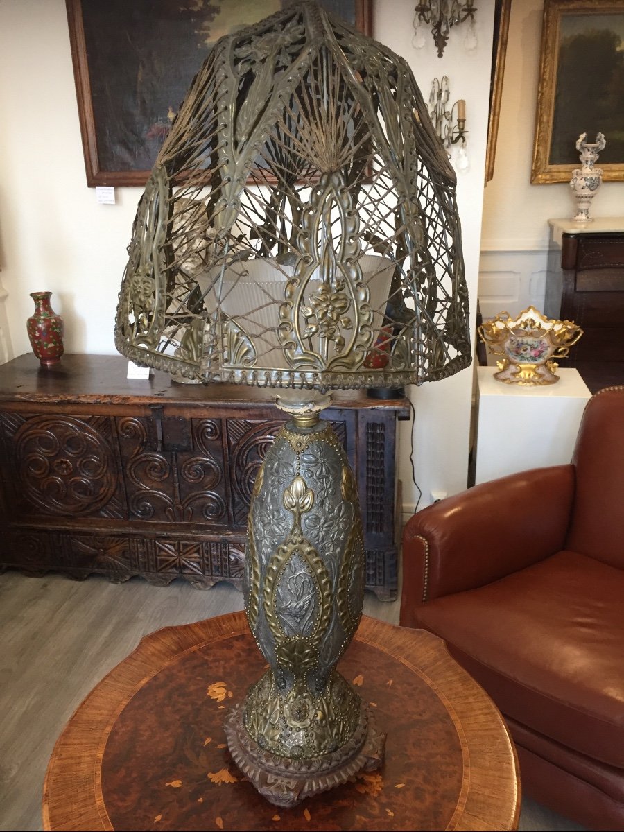 Large Art Deco Mushroom Lamp 