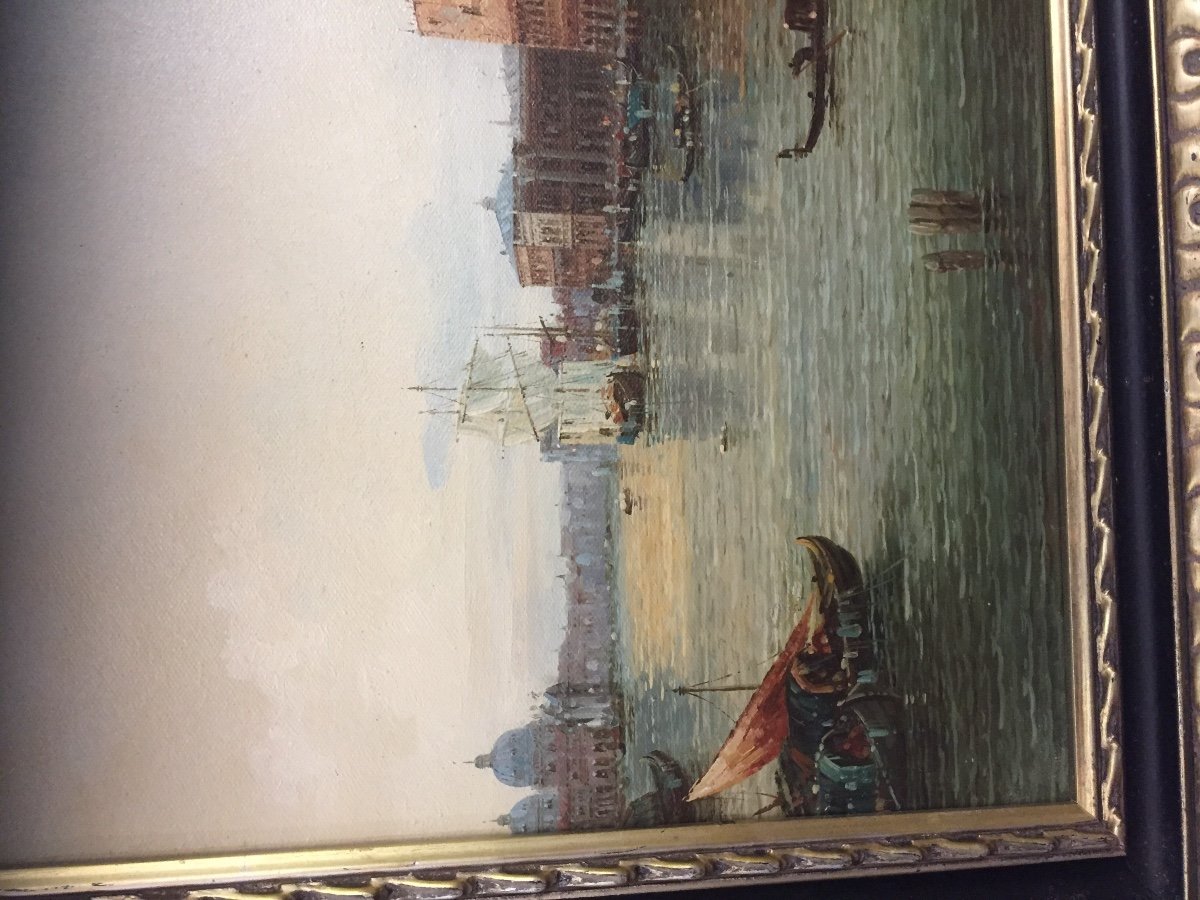 Oil Painting On Canvas Venice St. Mark's Square-photo-2