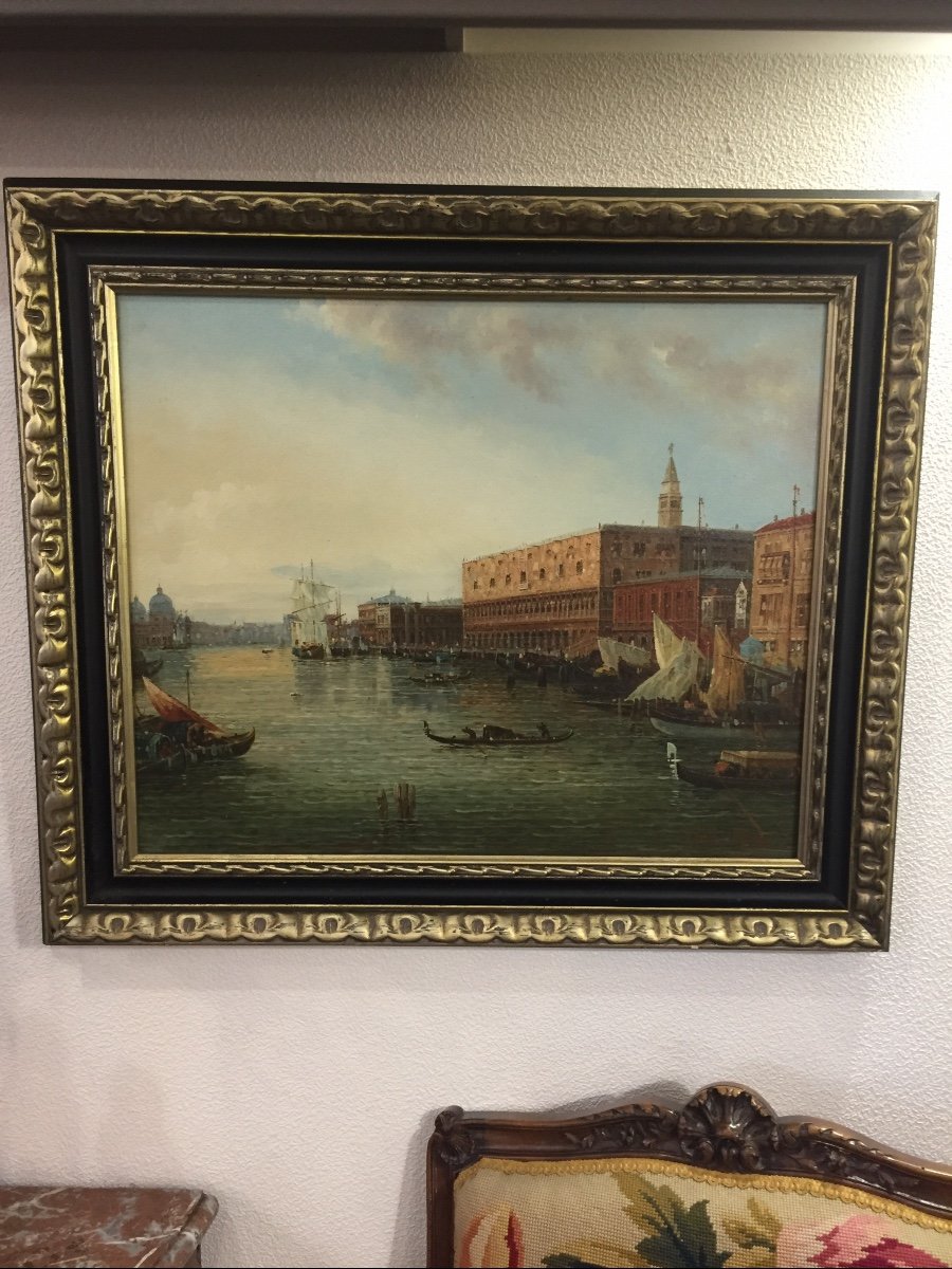 Oil Painting On Canvas Venice St. Mark's Square