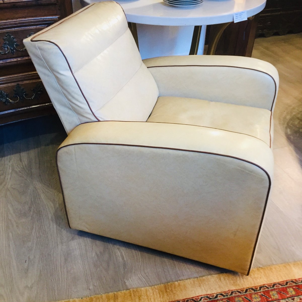 Pair Of 1950s Club Armchairs-photo-3