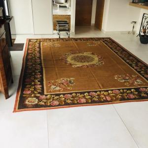 Grand Tapis Aubusson 19 éme Siècle 