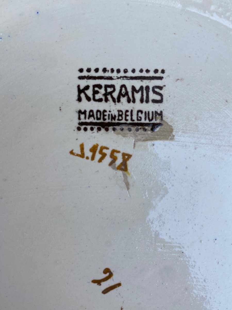 Cache Pot Keramis Made In Belgium J1558-photo-1