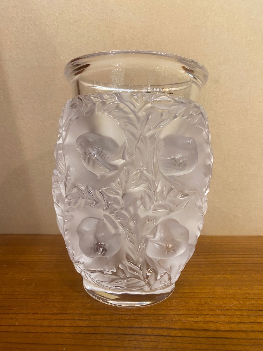 Lalique Crystal Vase Bagatelle Model 1930-photo-2