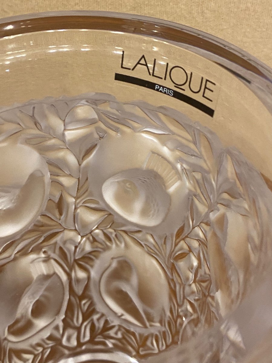 Lalique Crystal Vase Bagatelle Model 1930-photo-4