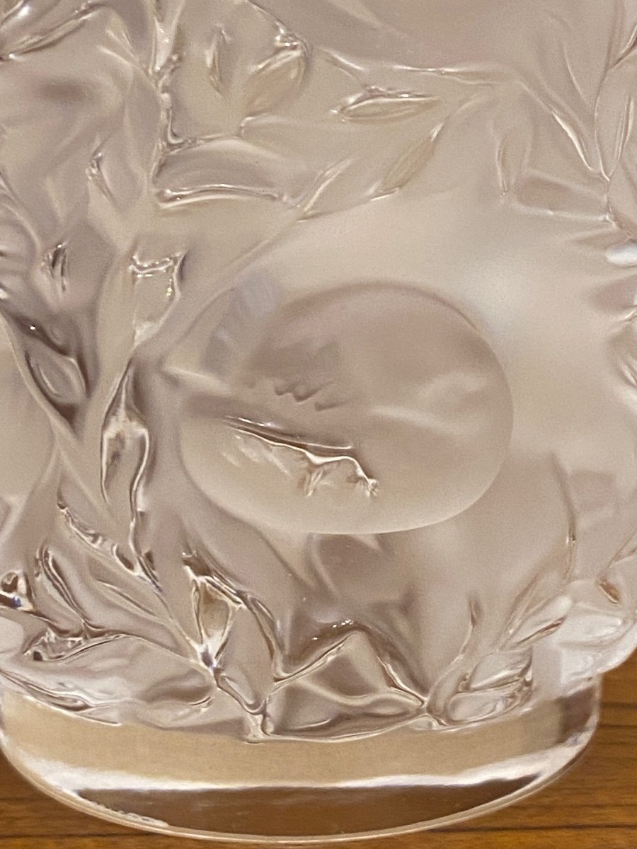 Lalique Crystal Vase Bagatelle Model 1930-photo-2