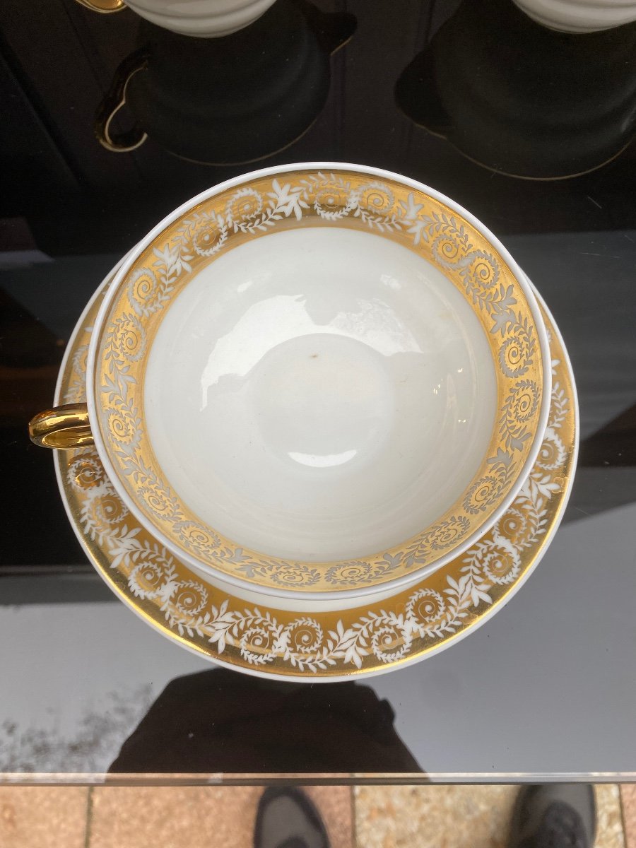 Me And You Tea Set In Limoges Porcelain Gilded With Fine Gold-photo-1