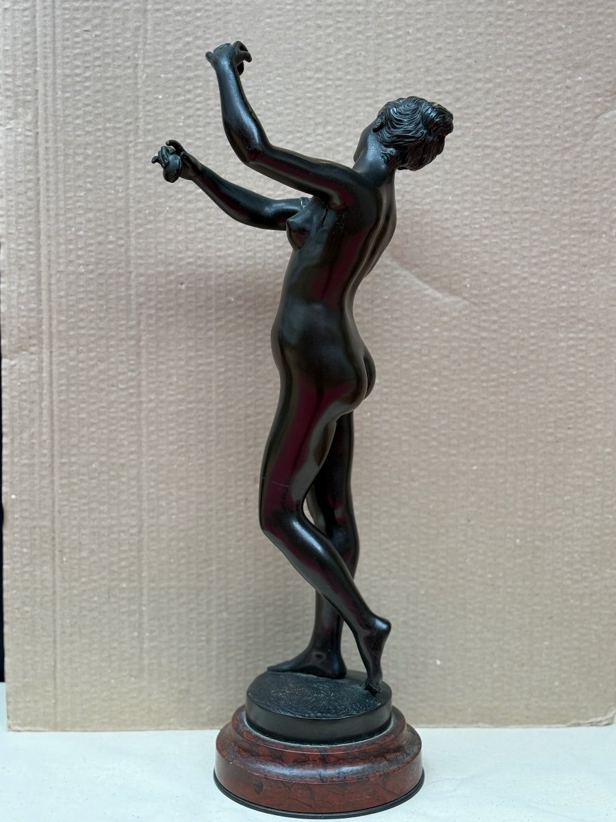 Femme Nue Bronze Signé Don Van Den Bossche -photo-4