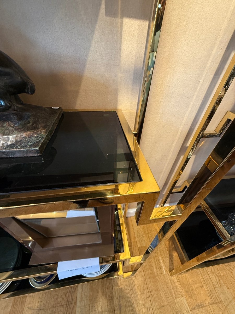 Golden Brass Shelf  2 Meters And 30 Centimeters High-photo-3