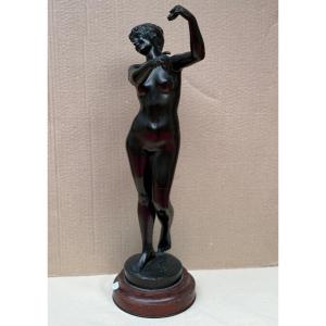 Femme Nue Bronze Signé Don Van Den Bossche 