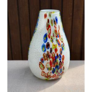 Vase Murano Millefiori Fratelli Toso 1950