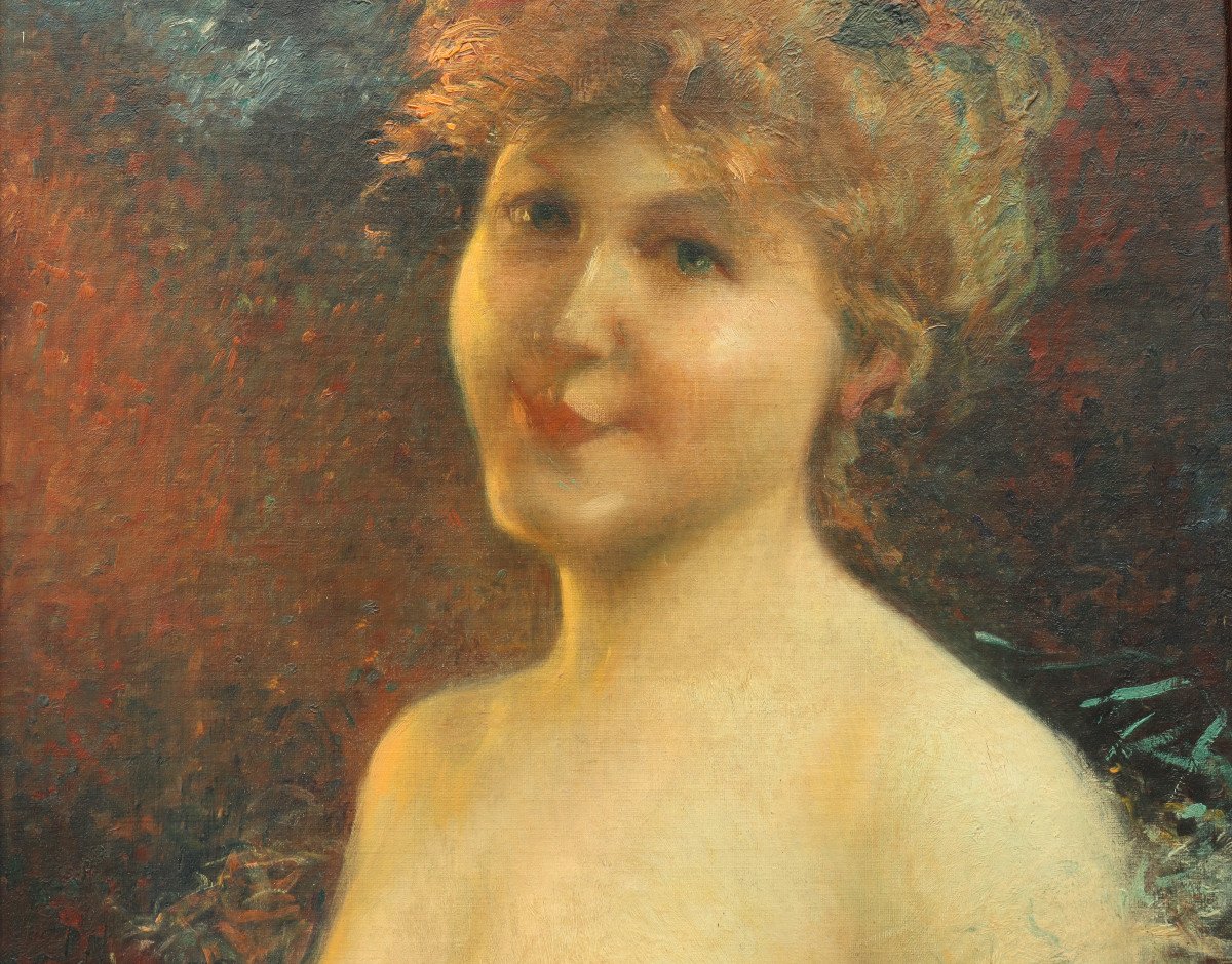 Portrait d'élégante Par Albert Besnard-photo-2