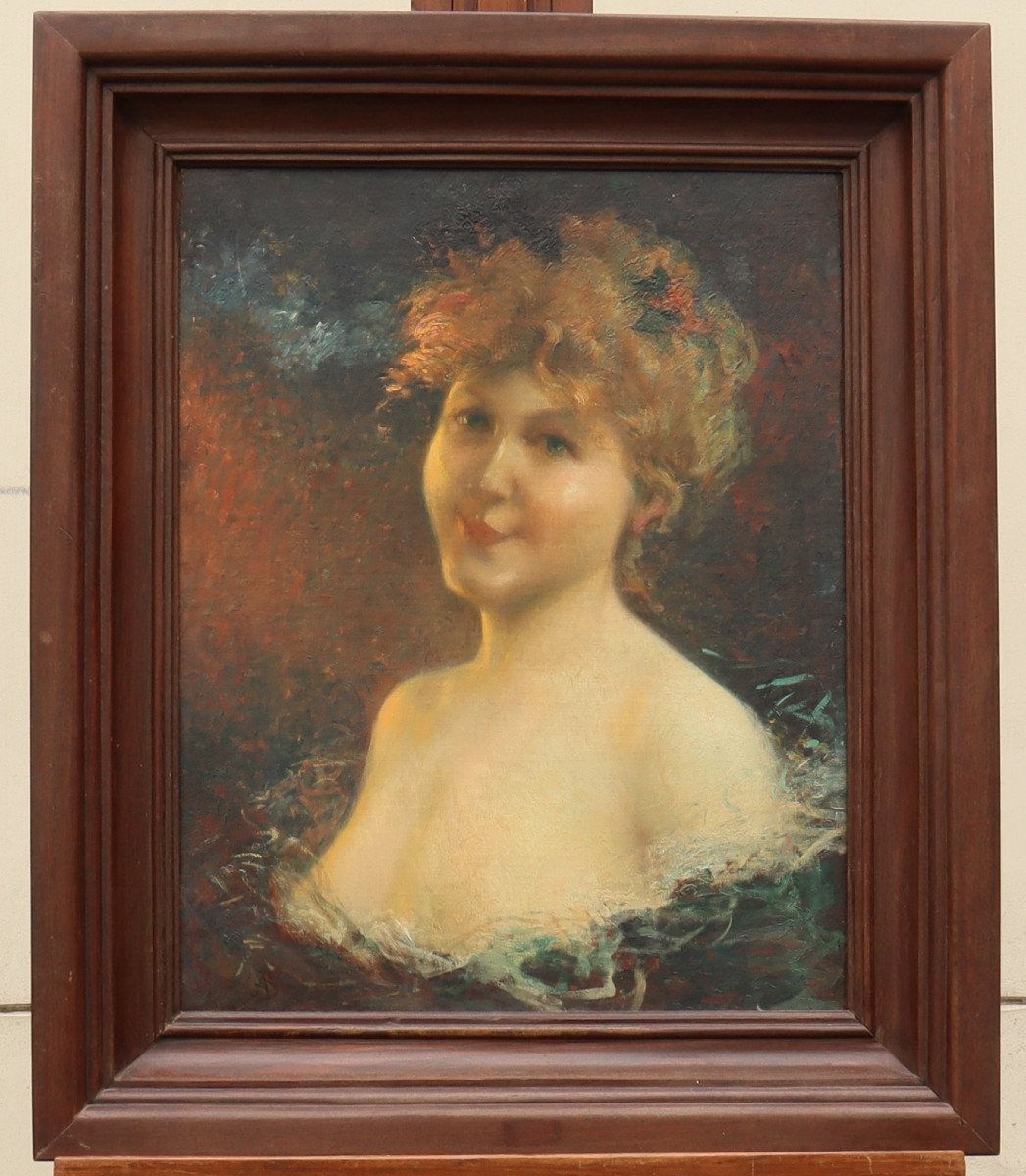 Portrait d'élégante Par Albert Besnard-photo-1