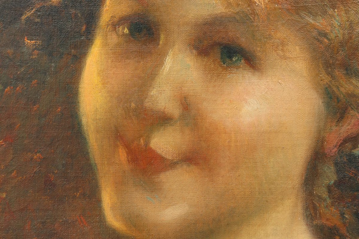 Portrait d'élégante Par Albert Besnard-photo-3