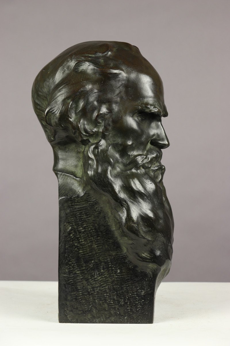 Portrait De Léon Tolstoï Par Son Fils-photo-3
