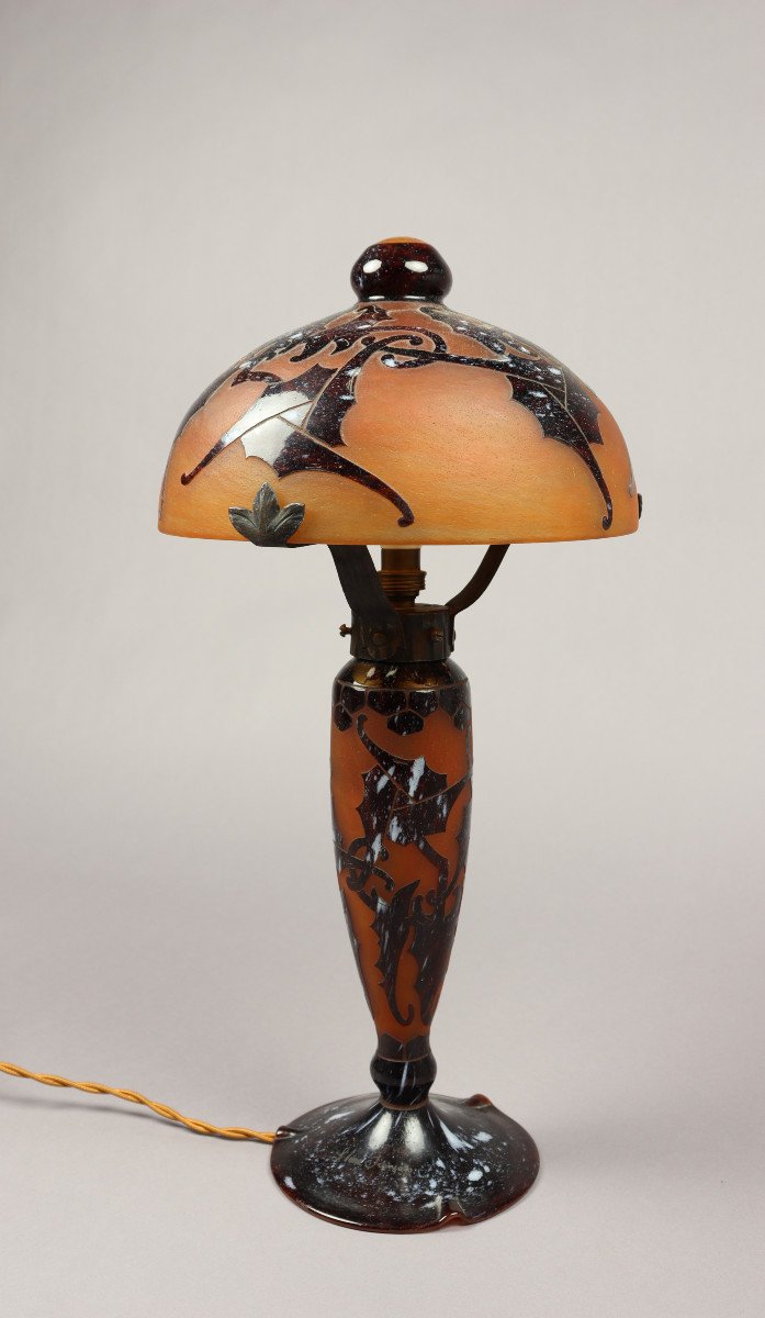 Lampe Aux Kalanchoë Par Le Verre Français-photo-3