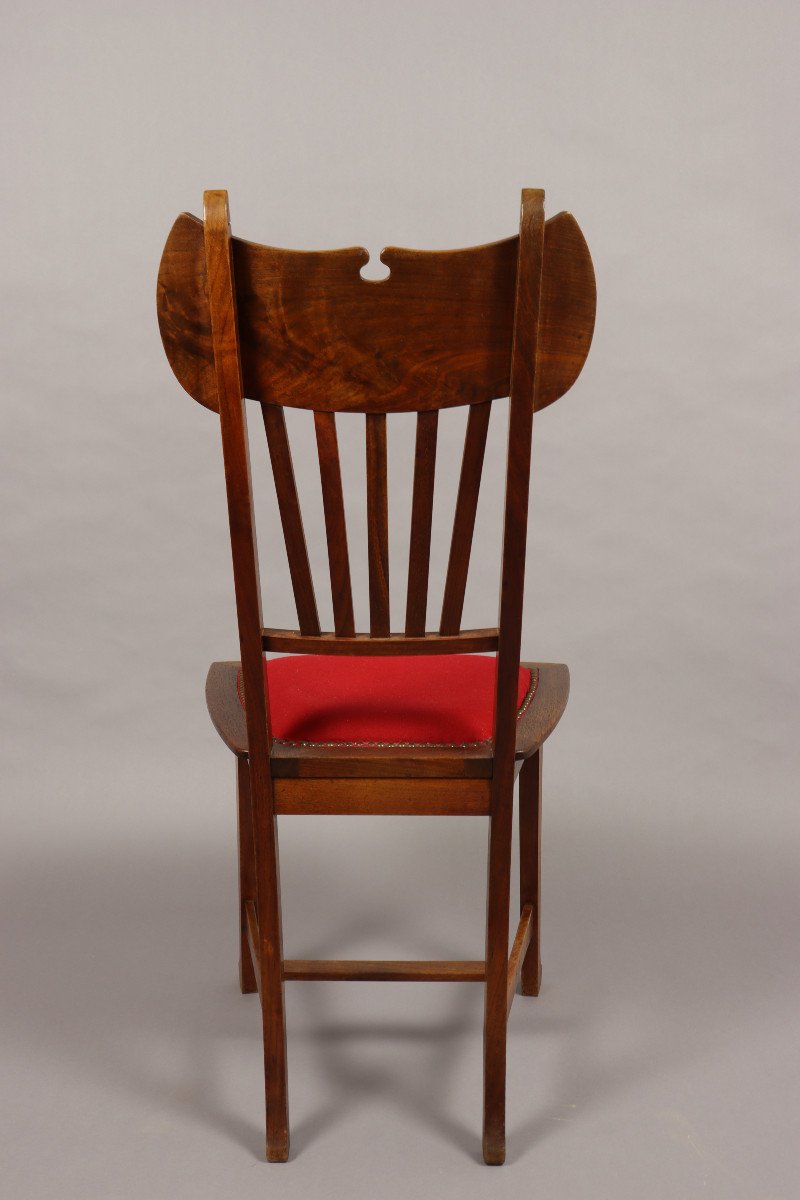 Set Of Eight Chairs By Gustave Serrurier-bovy-photo-6