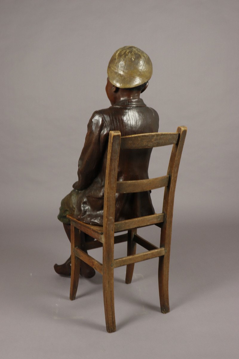 Seated Boy, By Goldscheider-photo-5