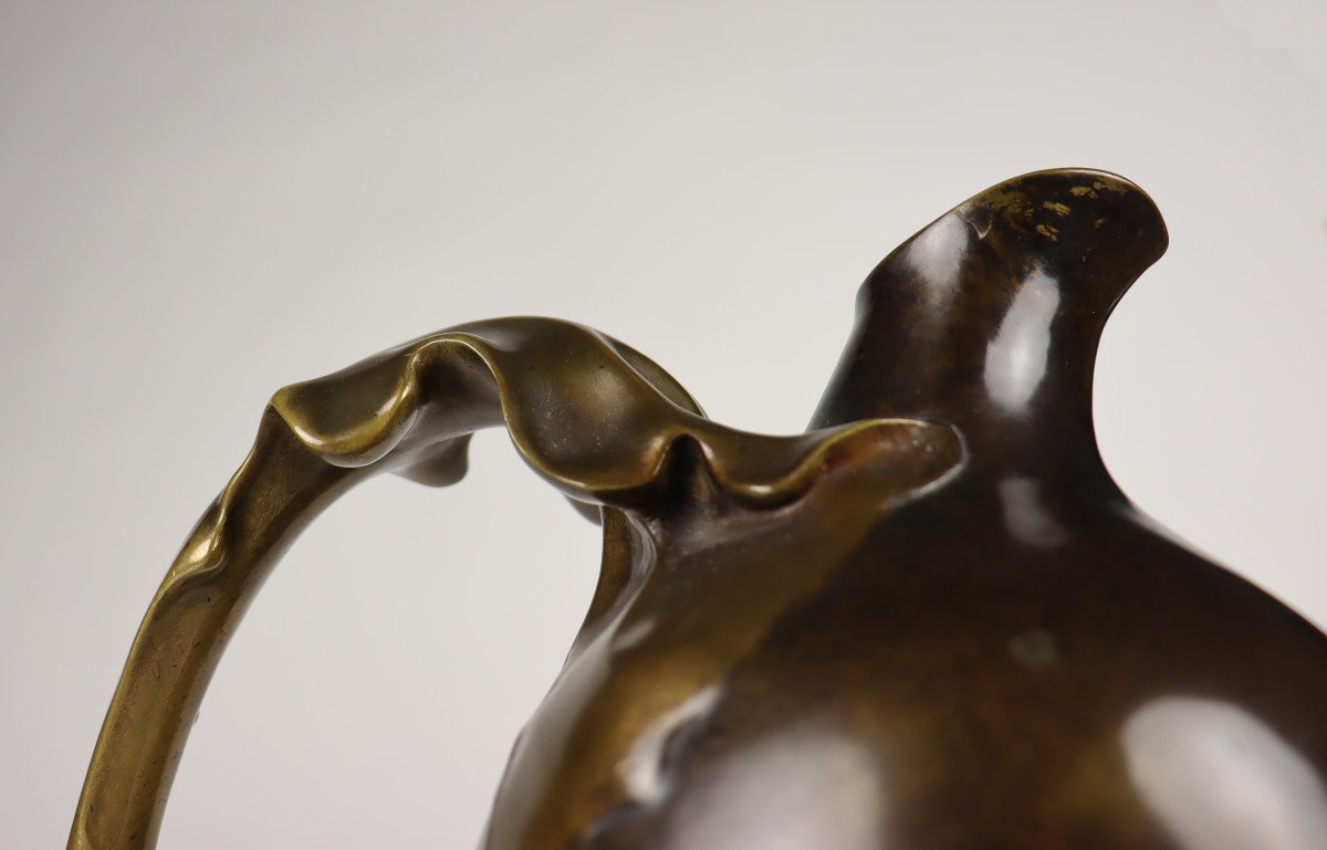 Pitcher By Jean Baffier-photo-4