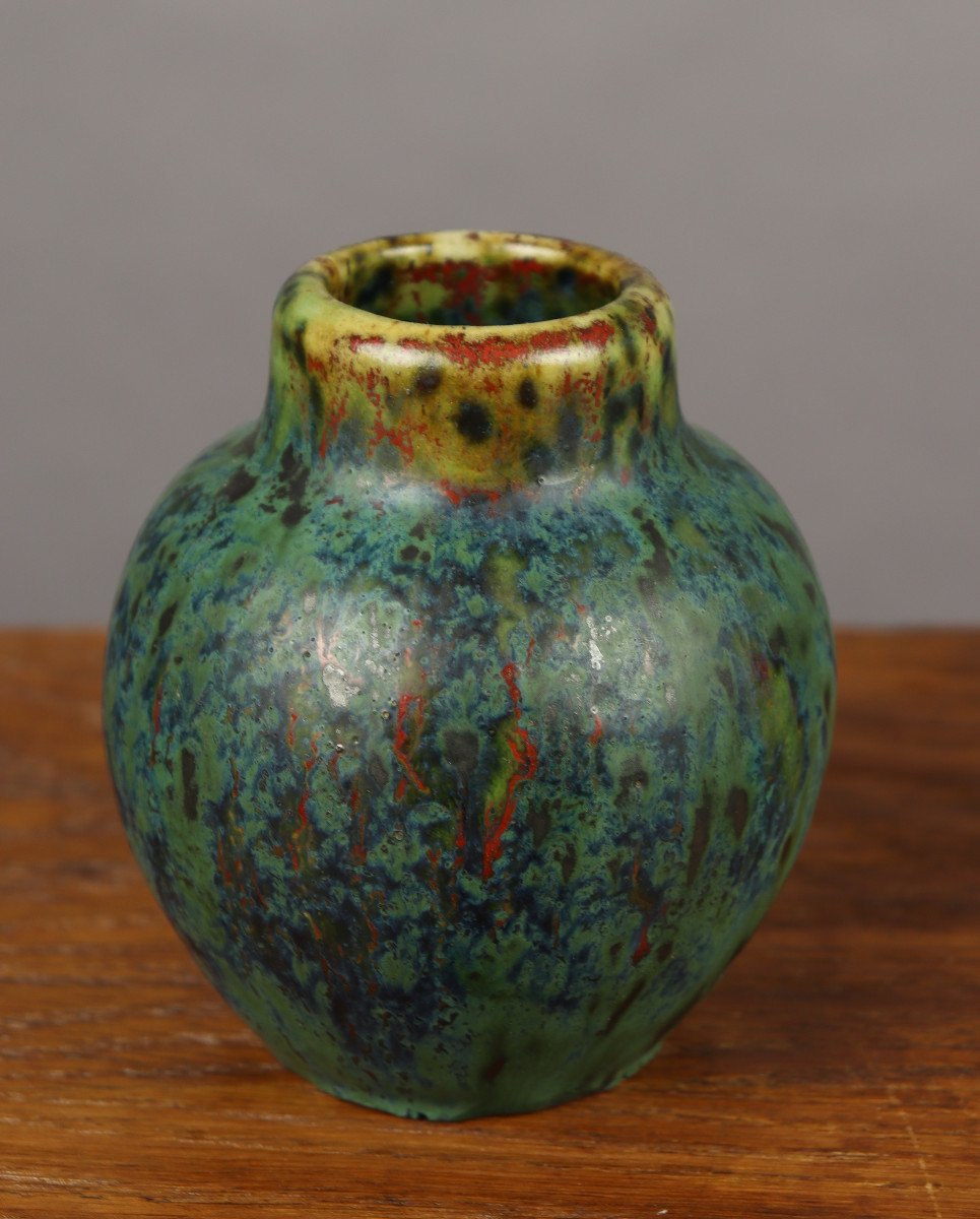 Vase De Forme Boule Par Pierre-adrien Dalpayrat