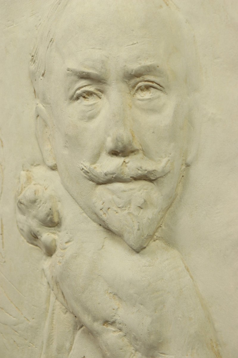 Bas-relief Of Steinlen By Thomas Cartier-photo-6