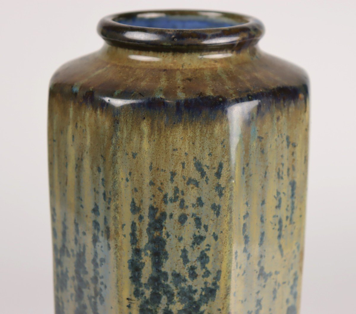 Grès Vase From Pierrefonds With Crystallization Glaze-photo-1