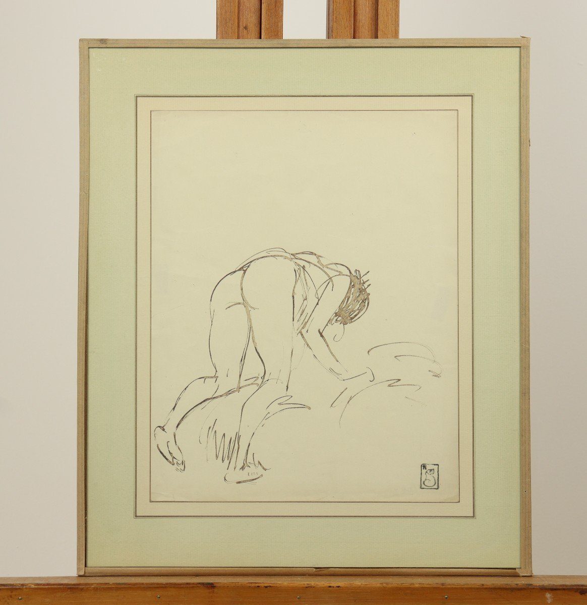 Nude, Lithograph By Théophile Alexandre Steinlen