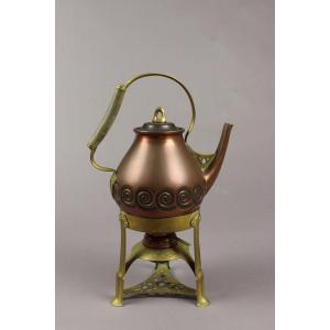 Teapot And Its Stove By Albin Müller