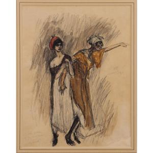 La Fille Putain Et La Mère Ivre Par Félicien Rops