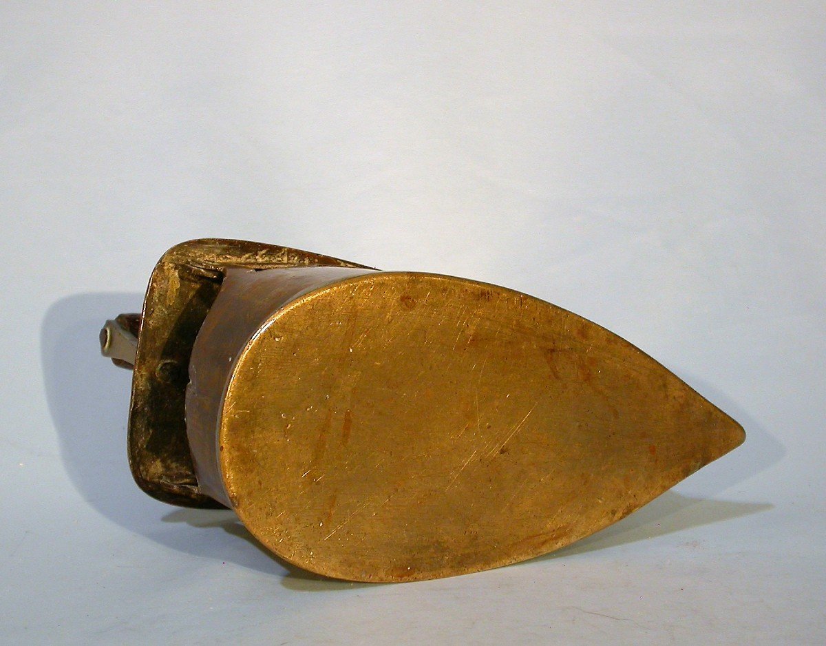 Brass Ember Iron, Circa 1800-photo-7