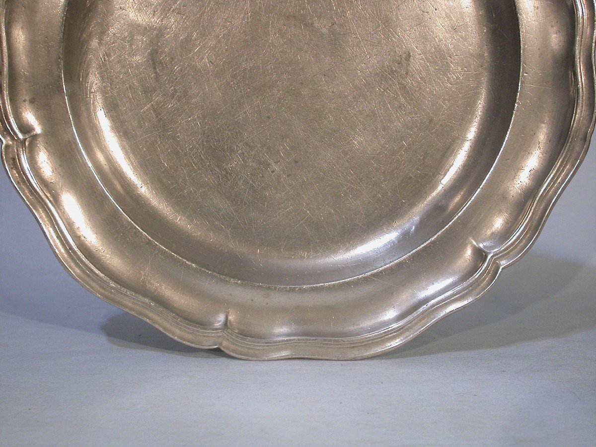 Pewter Dish (tin) - Lille, Circa 1800-photo-2