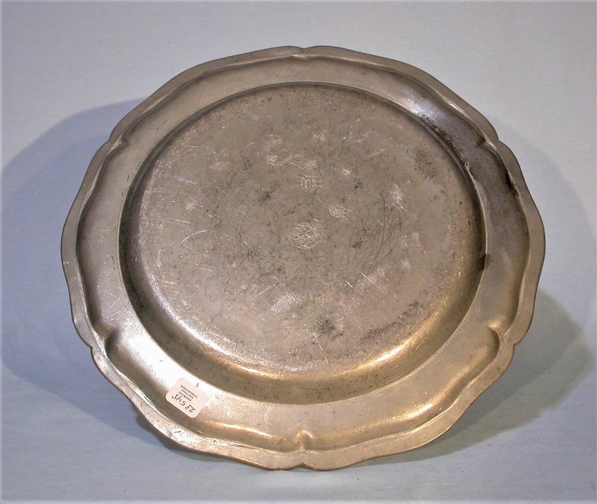 Pewter Dish (tin) - Lille, Circa 1800-photo-3