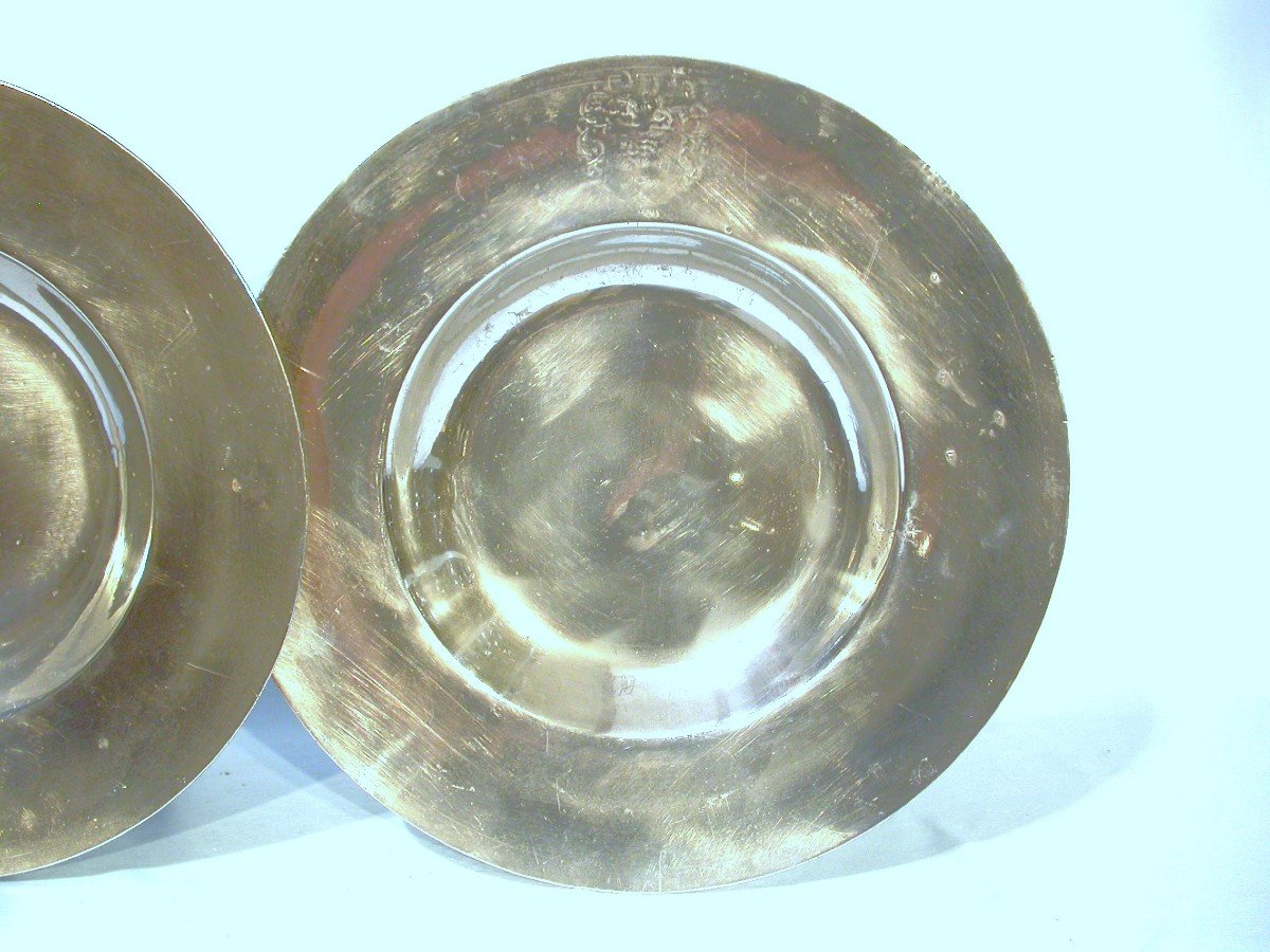 Pewter Dishes  - Bordeaux Or Toulouse, 17th Century-photo-2
