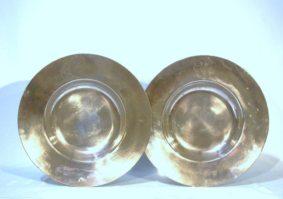 Pewter Dishes  - Bordeaux Or Toulouse, 17th Century-photo-6