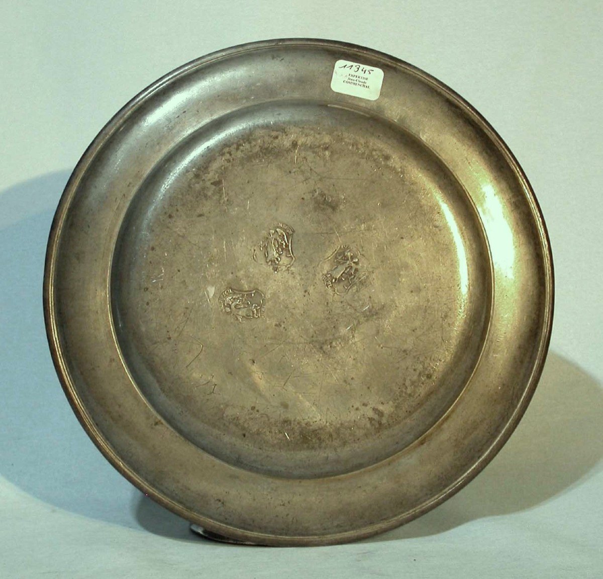 Pewter Plate (zinn) - Schaffhouse (schaffhausen), Circa 1800-photo-2