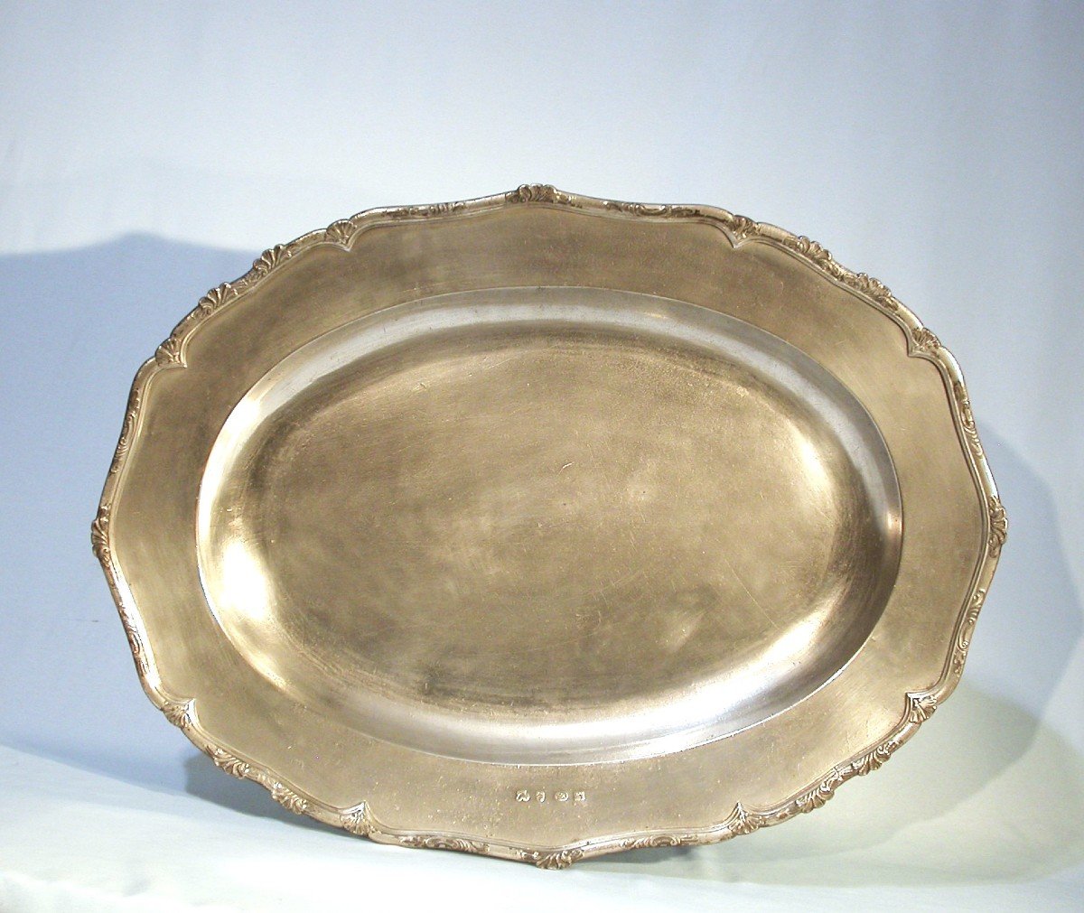 Exceptional Large Pewter Dish  - Bergues, 18th Century-photo-7