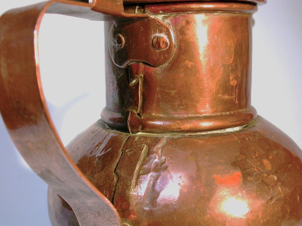 Copper Jug - Early 18th Century-photo-4