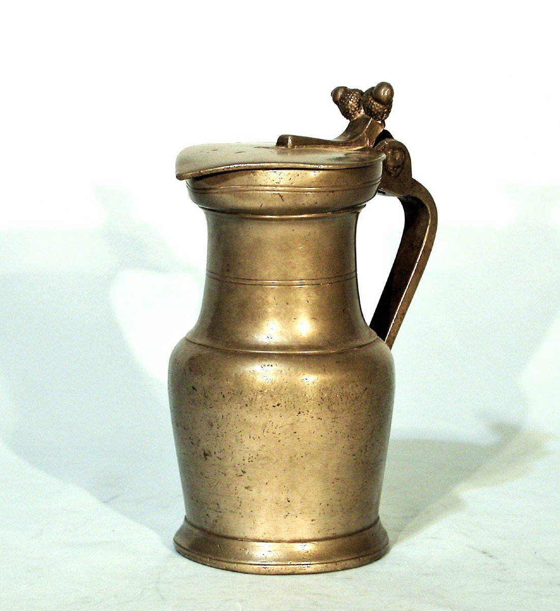 Rare Pewter Pitcher  From Castres (midi), Circa 1800-photo-6