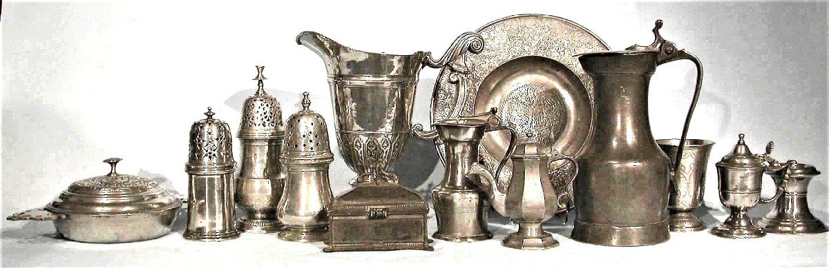 "stegkanne" Ewer In Pewter - Berne, 18th Century-photo-6