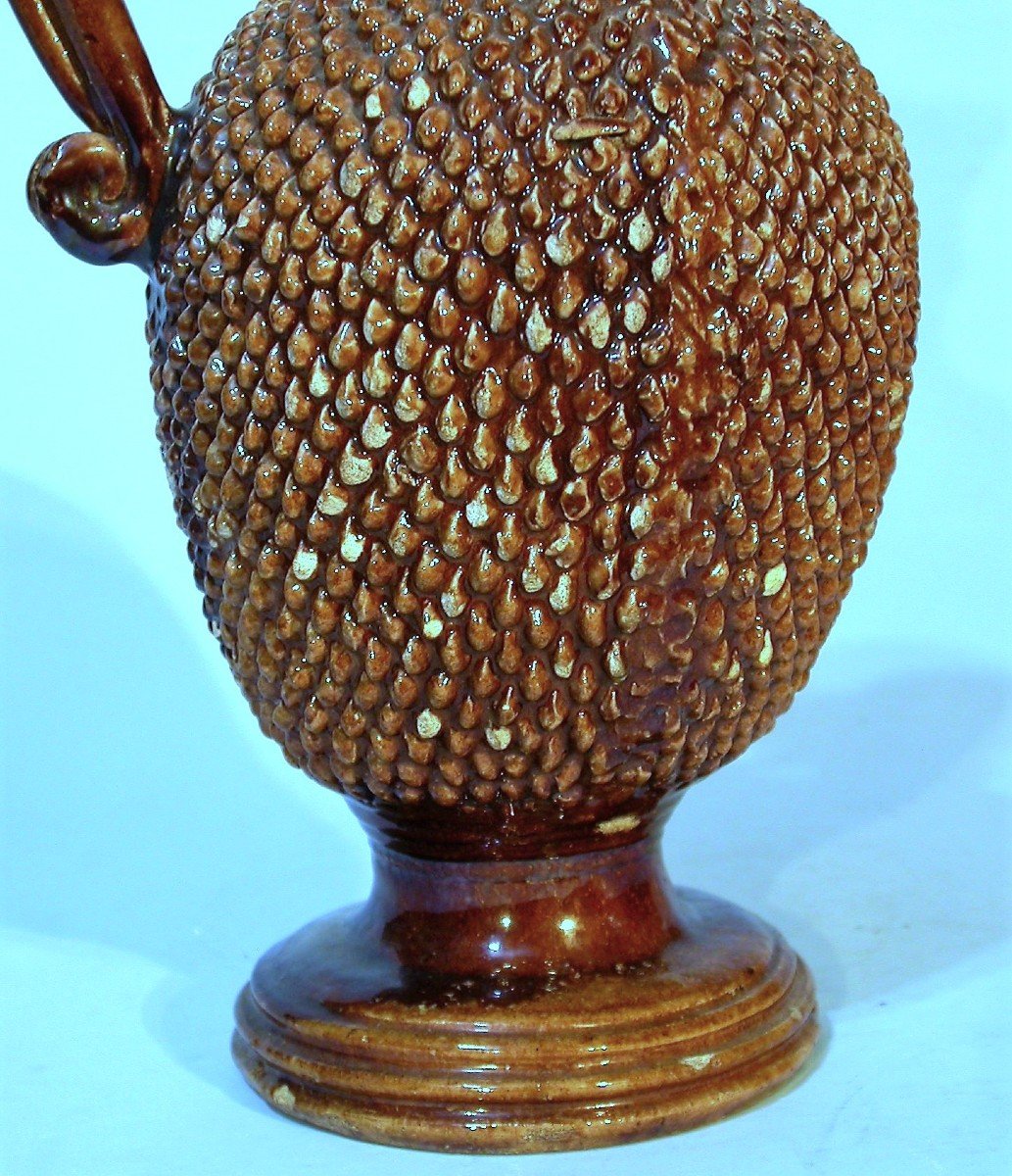 Varnished Earth Jug - Avignon (?), 17th Century-photo-3