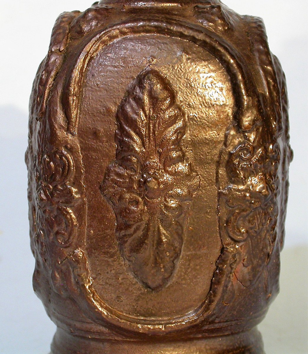 Stoneware Bottle - Germany (creussen?) - 17th Century-photo-2