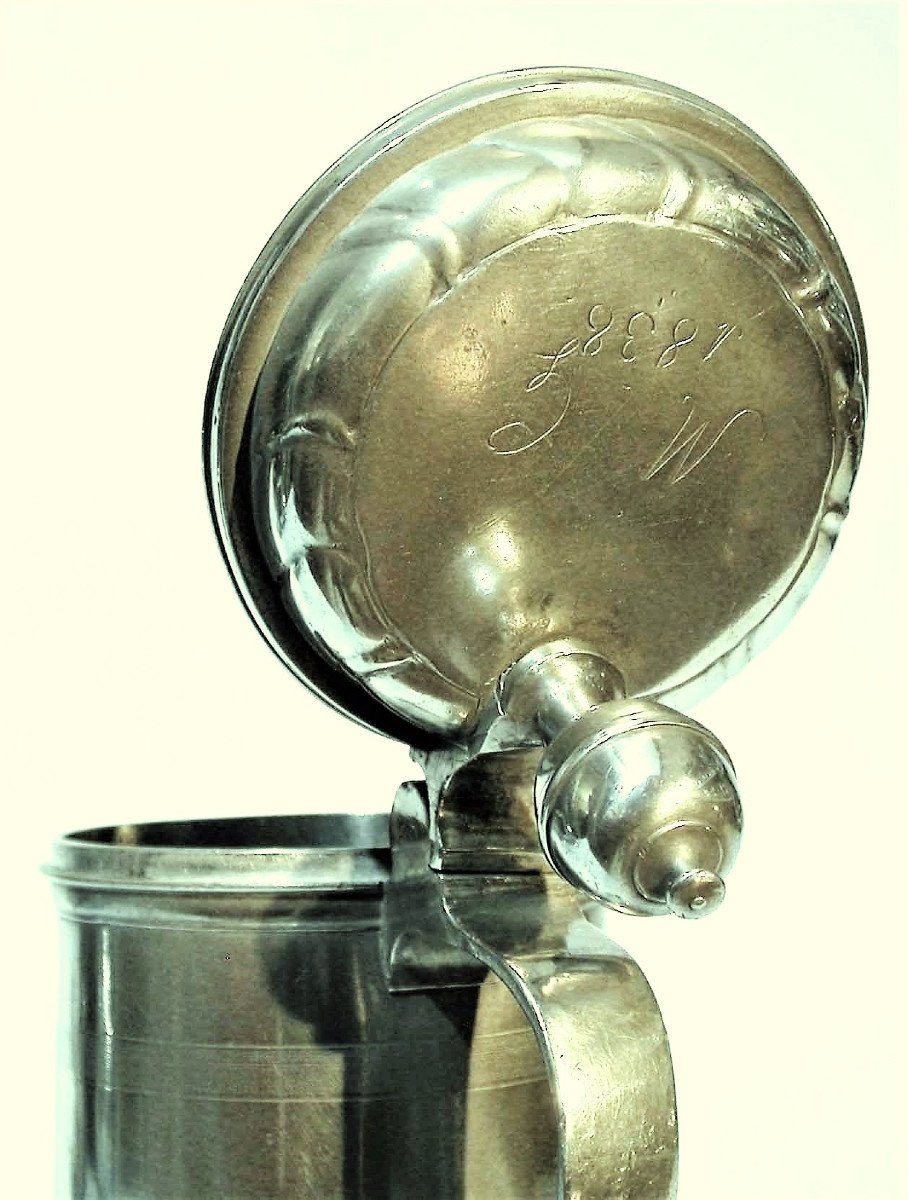 Pewter Mug  - Southern Germany, 19th Century-photo-2